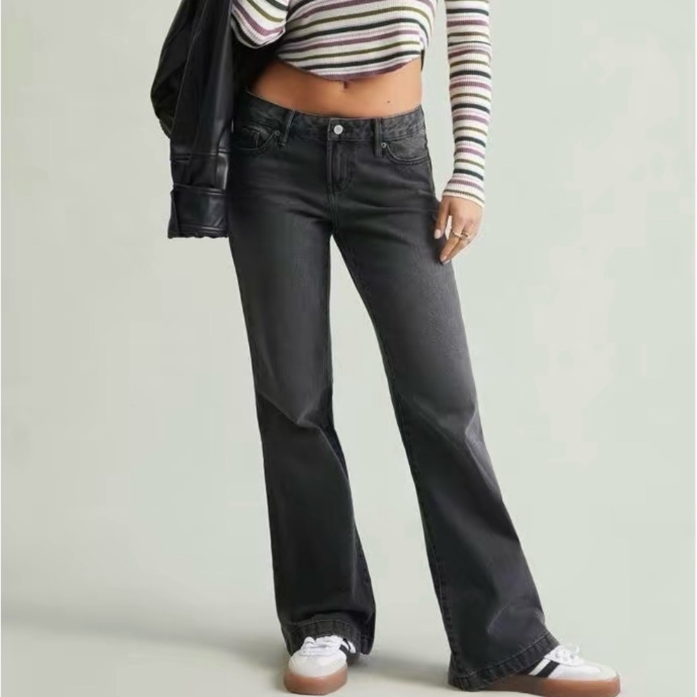 NWT Pacsun Bootcut Low-rise Faded Black Jeans